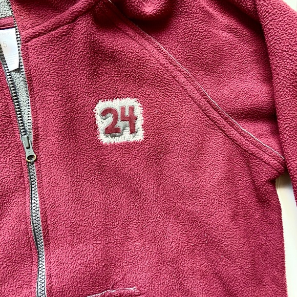 •Carter’s• maroon zip fleece - Picture 2 of 6
